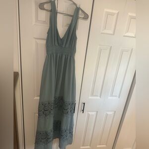 Baltic born maxi in dusty blue